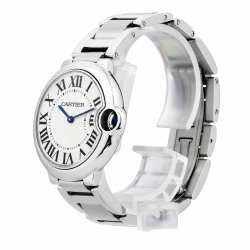 Cartier Ballon Bleu De 36MM W69011Z4 White Dial Watch